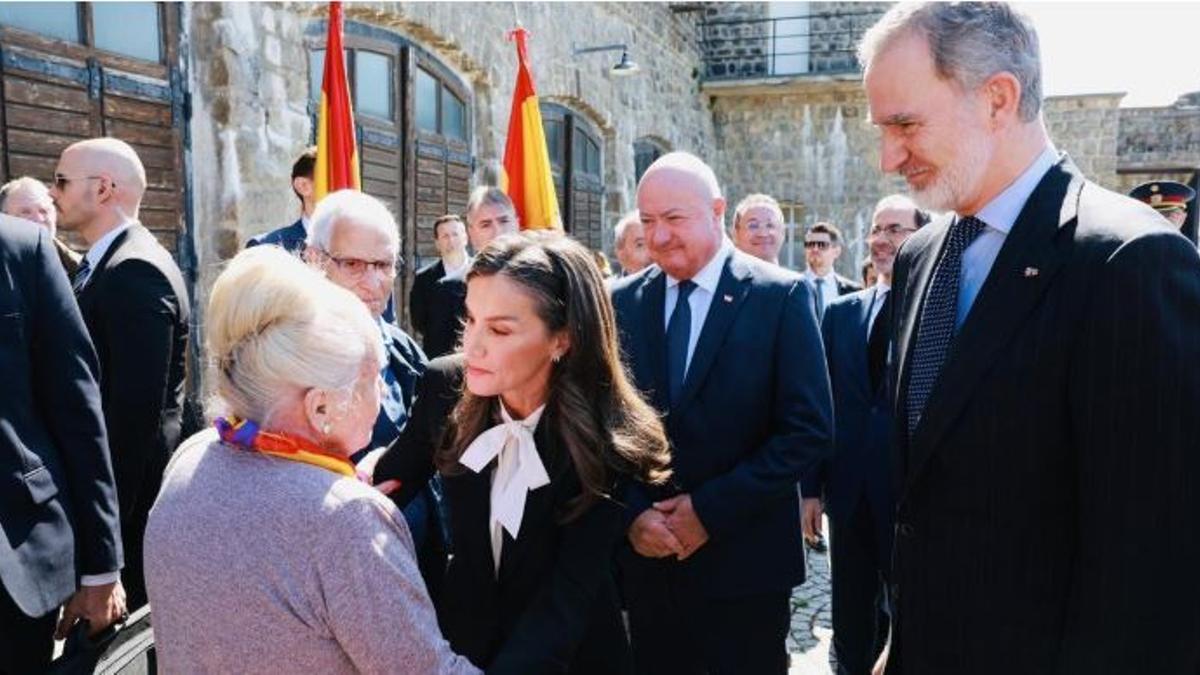 Los Reyes de España, en Mauthausen.