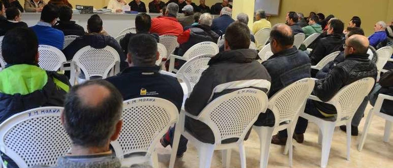 Un momento de la asamblea de ayer. // Gonzalo Núñez