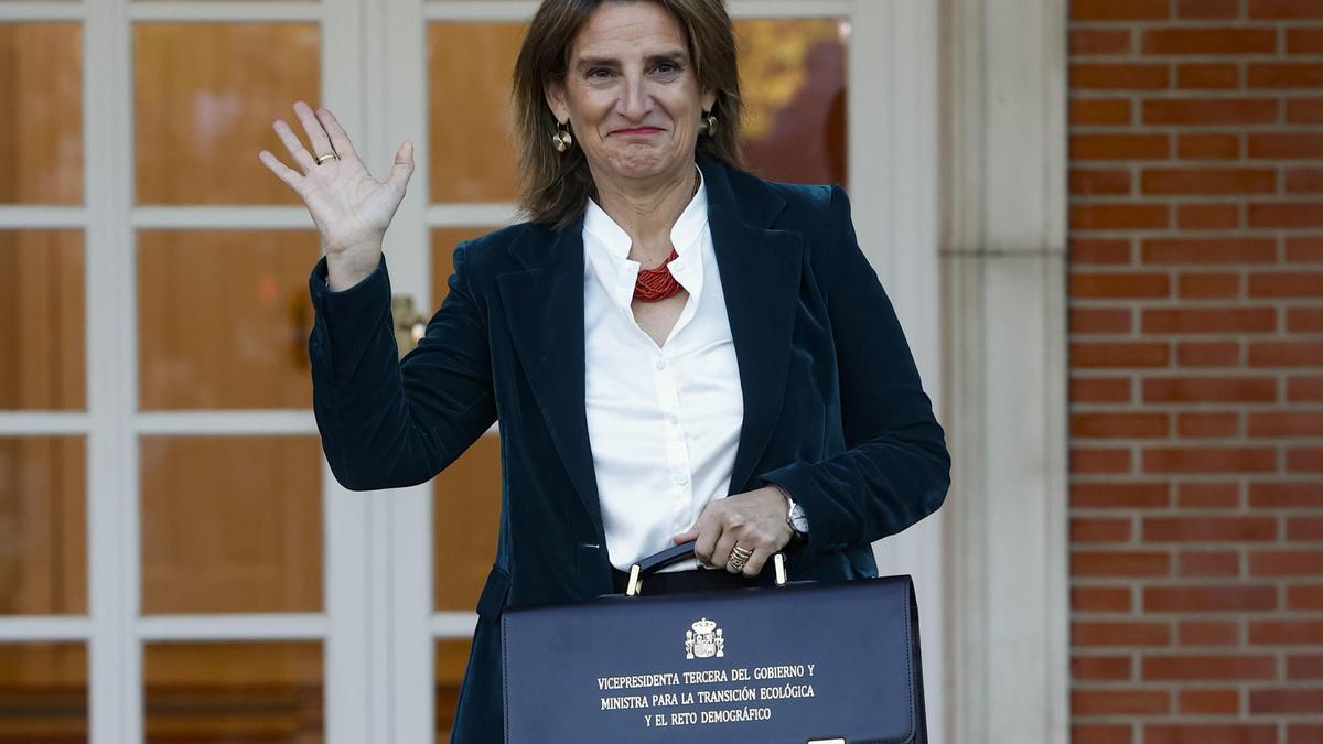 La vicepresidenta y ministra para la Transición Ecológica, Teresa Ribera.