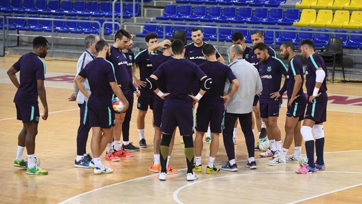 El Barça Lassa ha vuelto al trabajo este miércoles en el Palau