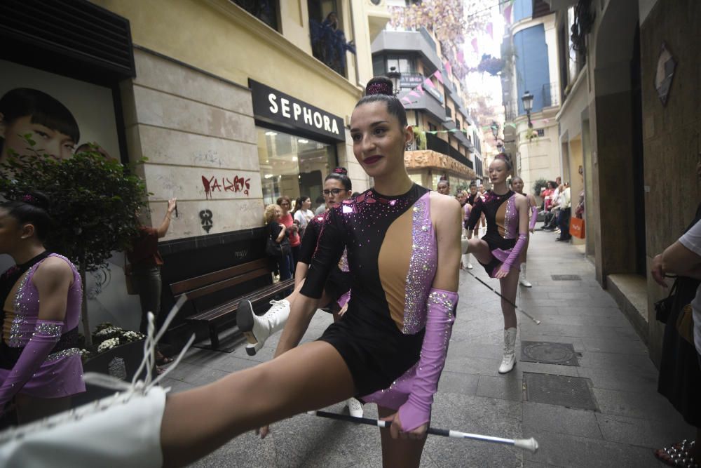 El grupo de majorettes de Monteagudo, en la ''Gran