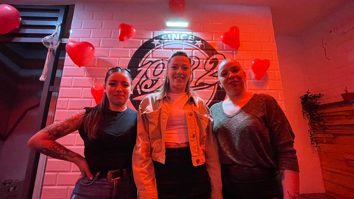 Blanca Loza, Olaya González y Andrea Salcedo.