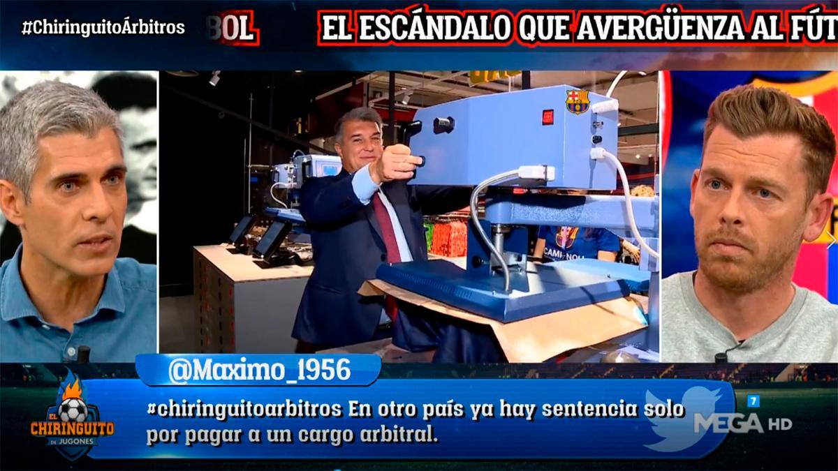 El Chiringuito | ¡Intenso cara a cara! No exijo un perdón del Barça, pero sí explicaciones