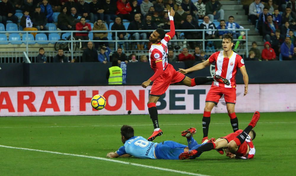 Les millors imatges del Màlaga - Girona (0-0)