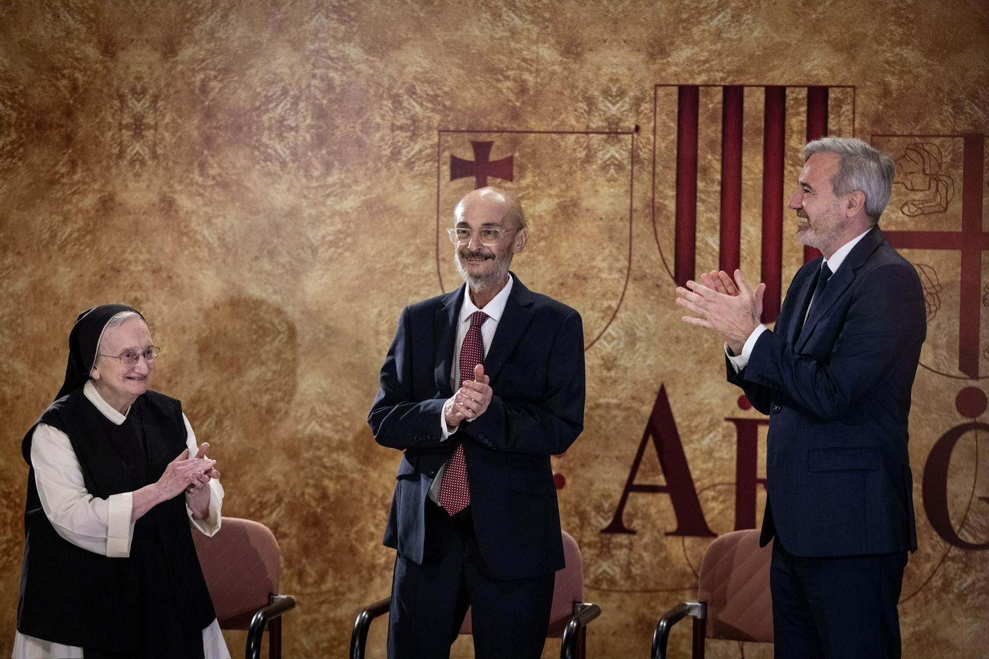 En imágenes | Acto de entrega del retrato de Javier Lambán