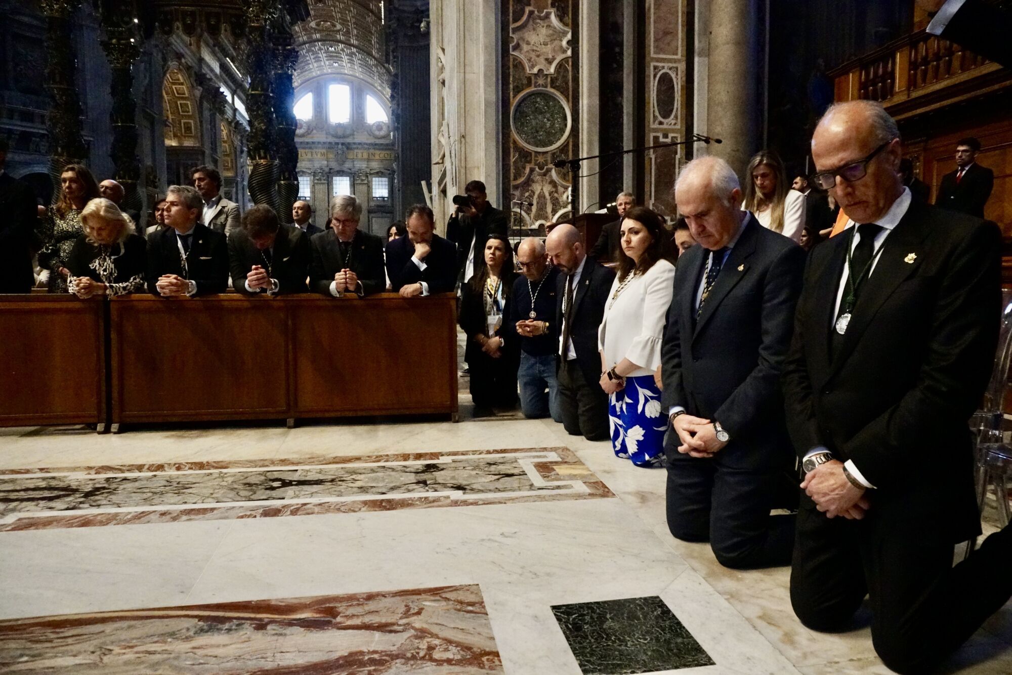 Fotos de la misa de las diócesis de la Esperanza y el Cachorro que abre el Jubileo de las Cofradías en Roma 