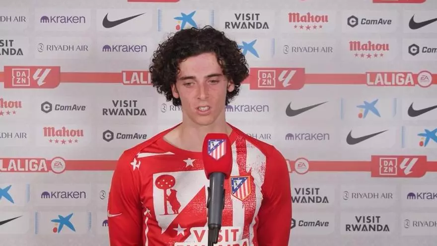 Morcillo y Taufik, tras su debut con el Atlético