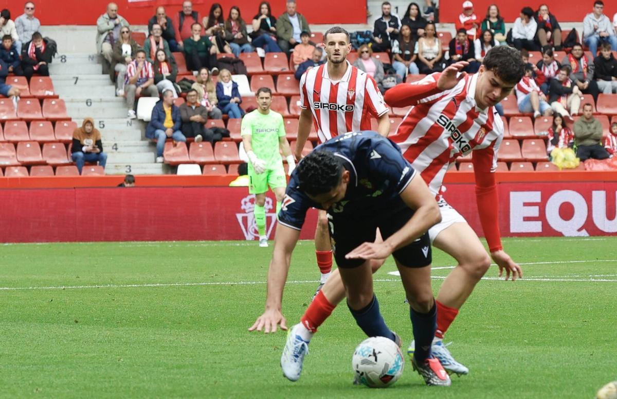 Así fue el partido entre el Sporting y el Ceuta