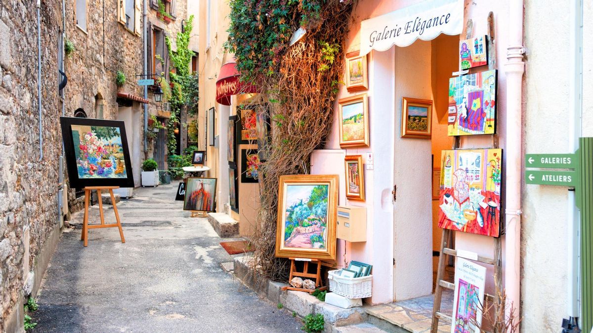 Un precioso pueblo que es, literalmente, puro arte.