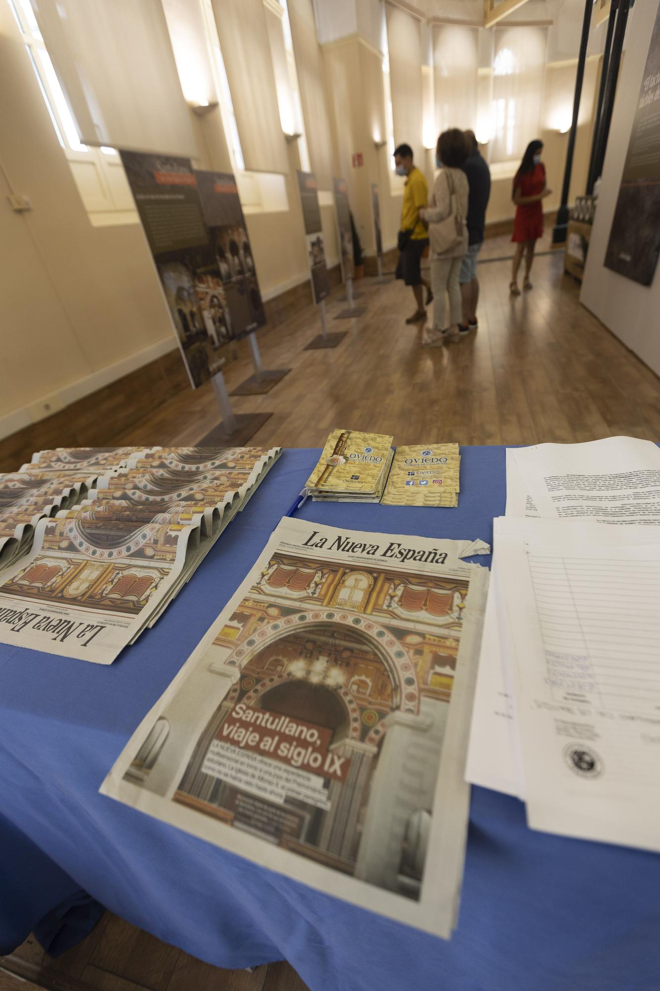 Exposición sobre las pinturas de la iglesia de Santullano