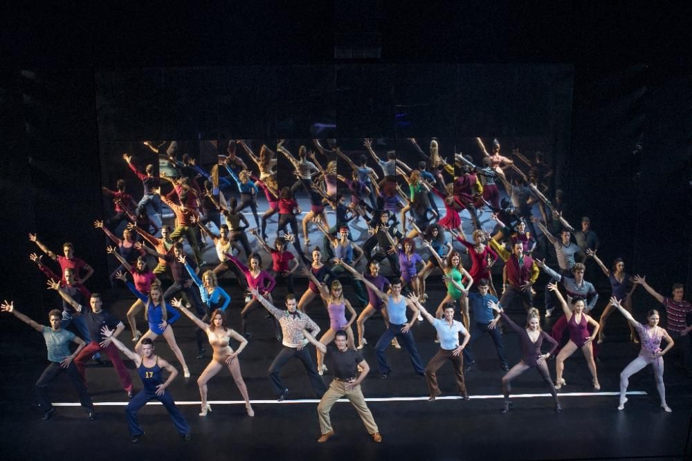 Ensayos de 'A Chorus Line' en el Teatro del Soho