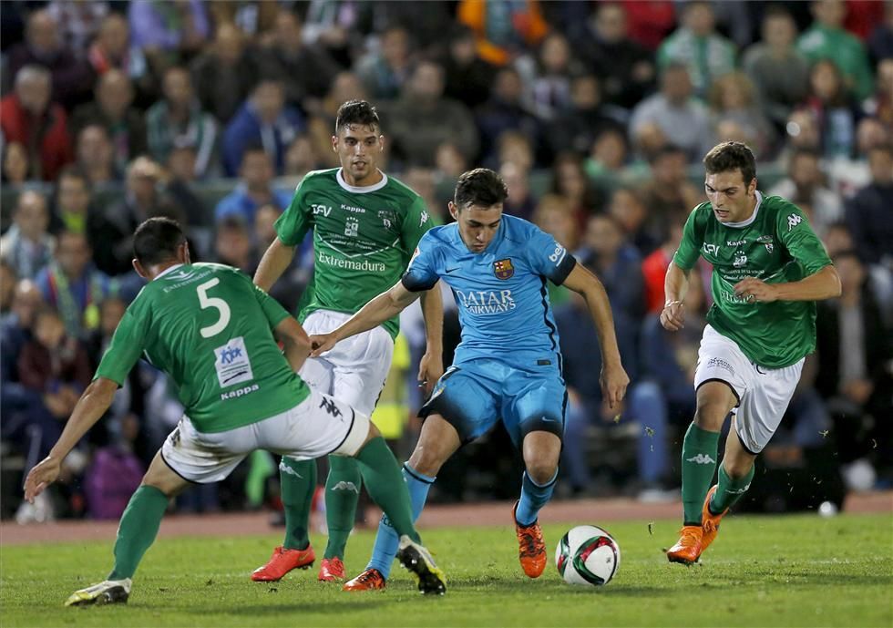 El partido Villanovense-Barça en imágenes