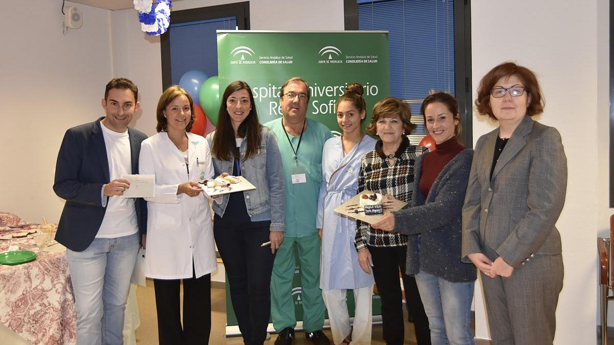 Un postre sobre la donación gana un concurso del hospital Reina Sofía
