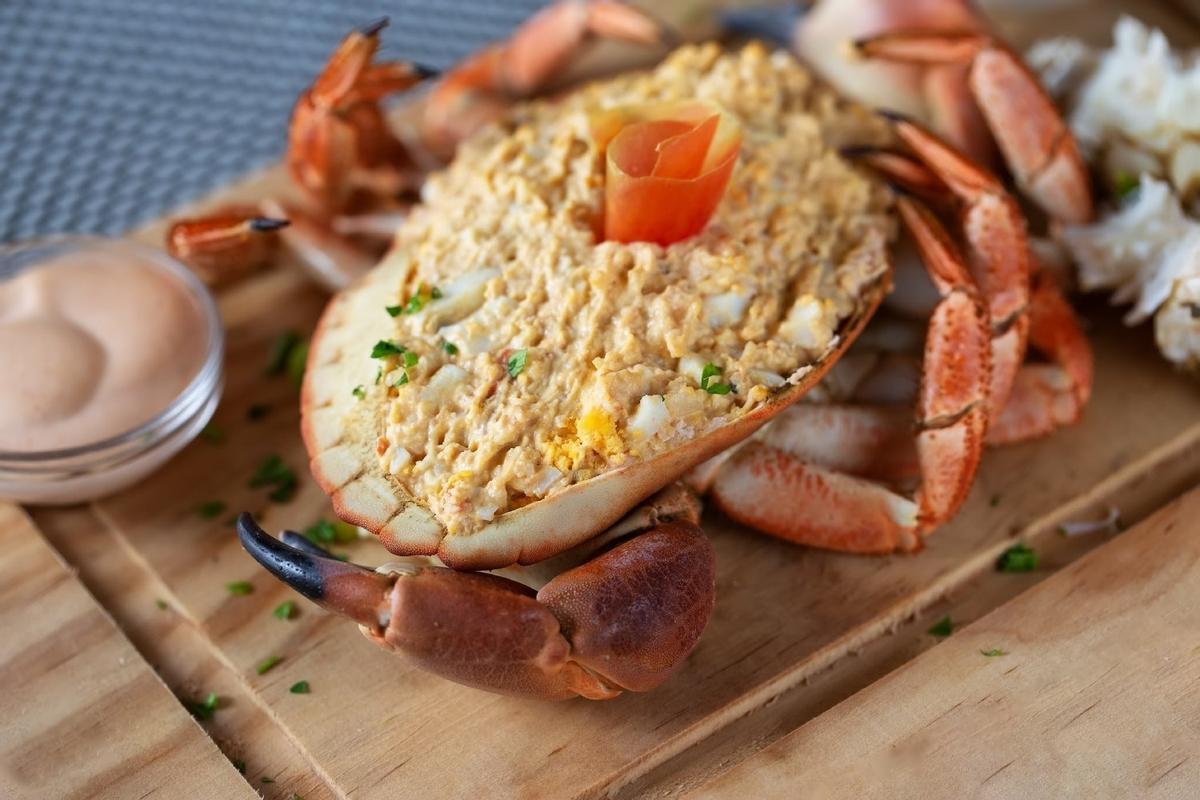 Buey de mar relleno