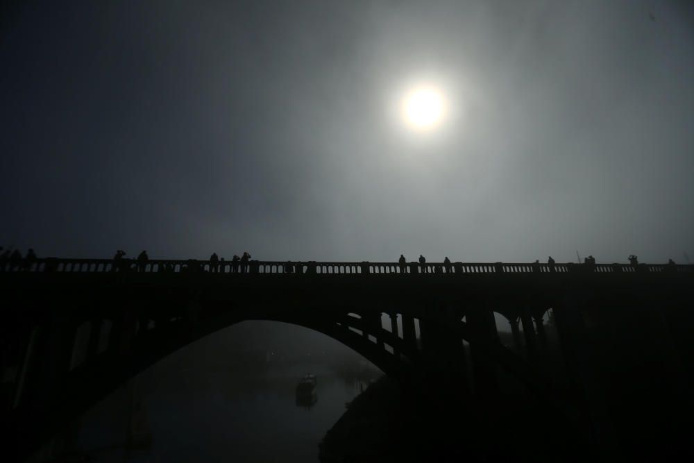 Las espectaculares imagen del eclipse de sol en Estados Unidos