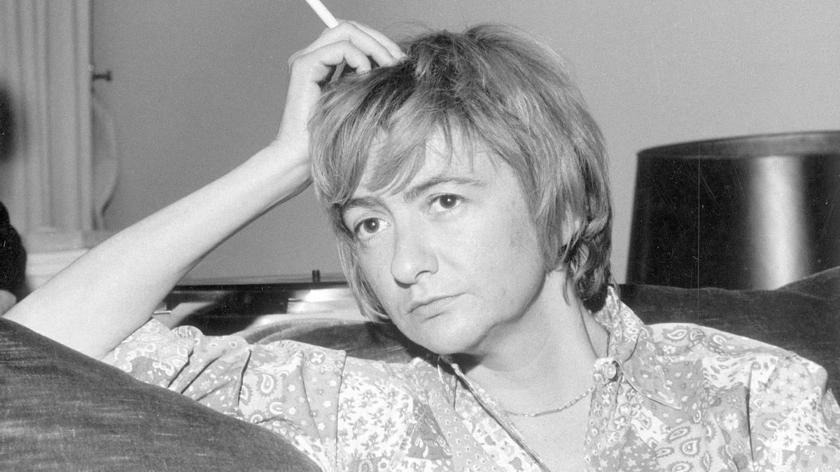 La escritora Françoise Sagan