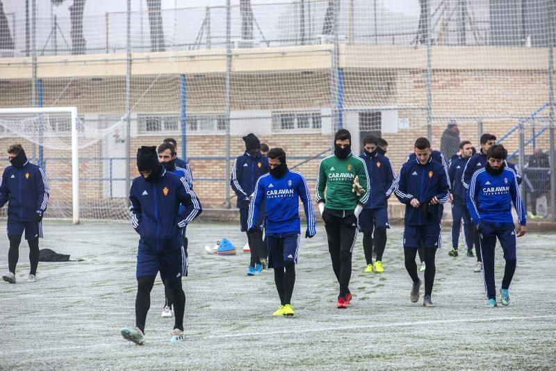 Entrenamiento del 13 de enero del Real Zaragoza