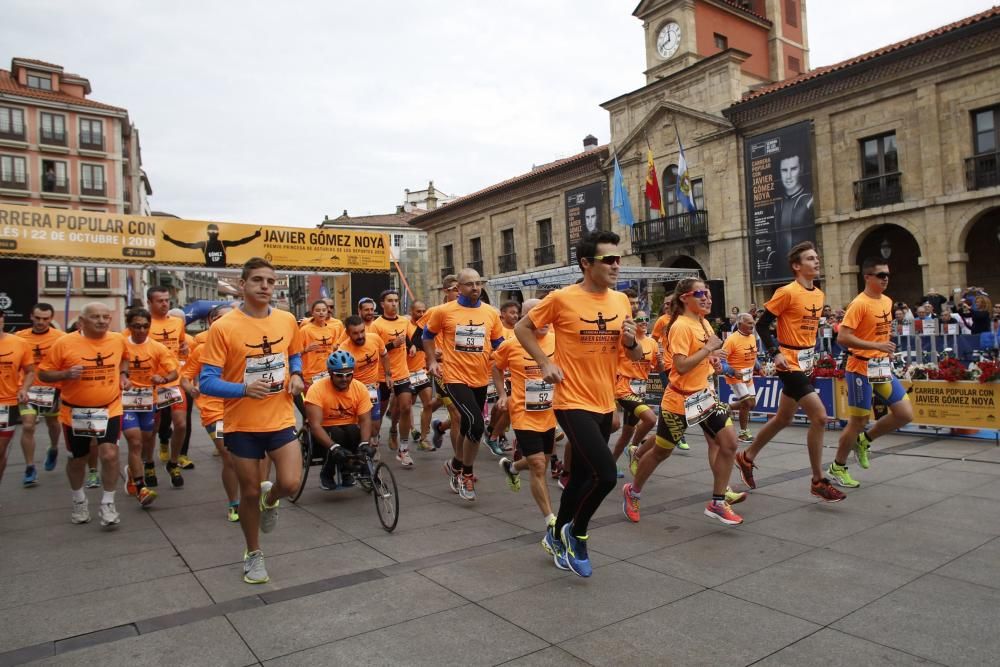 Carrera popular con Javier Gómez Noya, premio "Princesa de Asturias" de los Deportes 2016, en Avilés