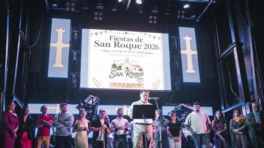 En imágenes: así fue el chupinazo de las fiestas de San Roque en Tineo