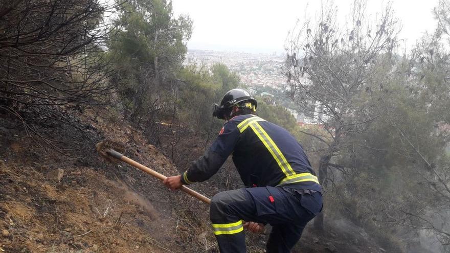 Condenado a dos años y dos meses de prisión por un incendio forestal en Barcelona