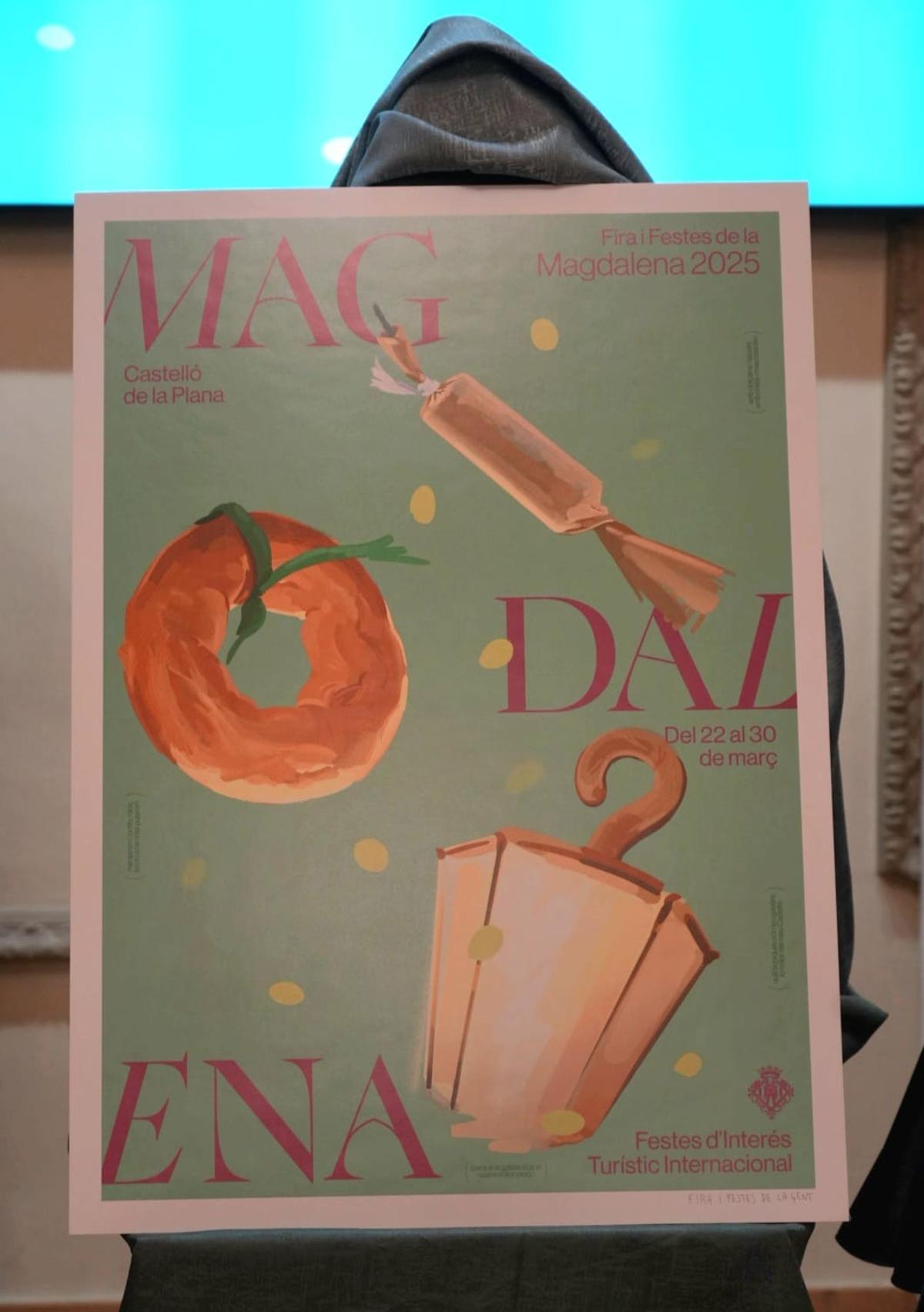 Ya se ha presentado el cartel anunciador para las Fiestas de la Magdalena 2025
