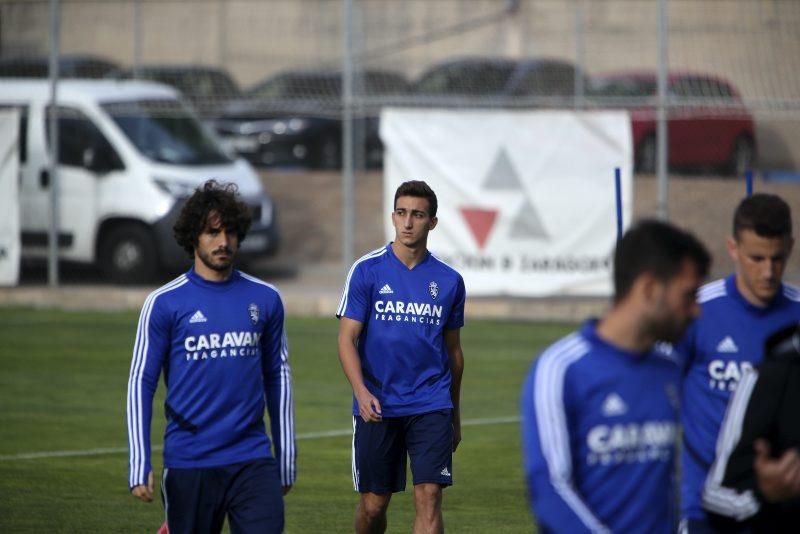 EL Zaragoza prepara el partido contra el Mirandés