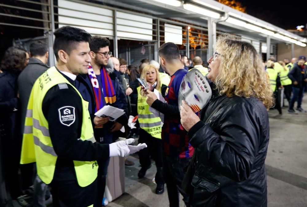 Acció de Tsunami Democràtic al Camp Nou