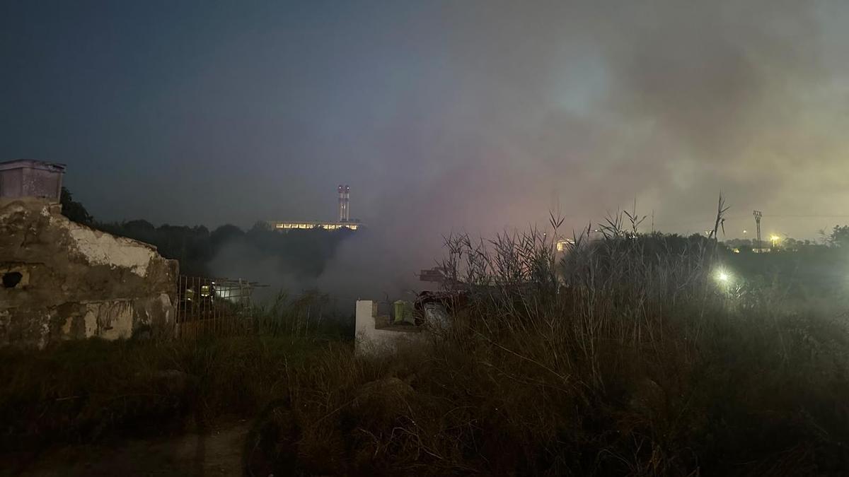Incendio en ses Feixes.