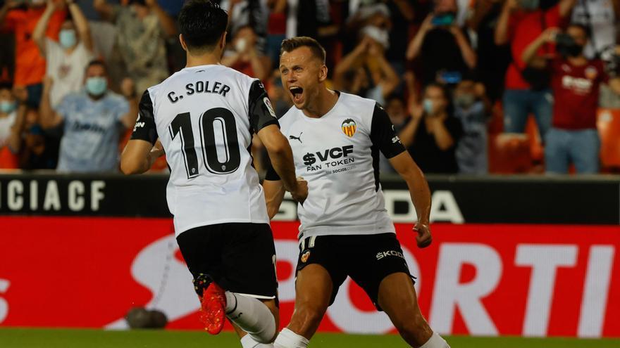 Valencia - Getafe: el estreno de Liga, en imágenes