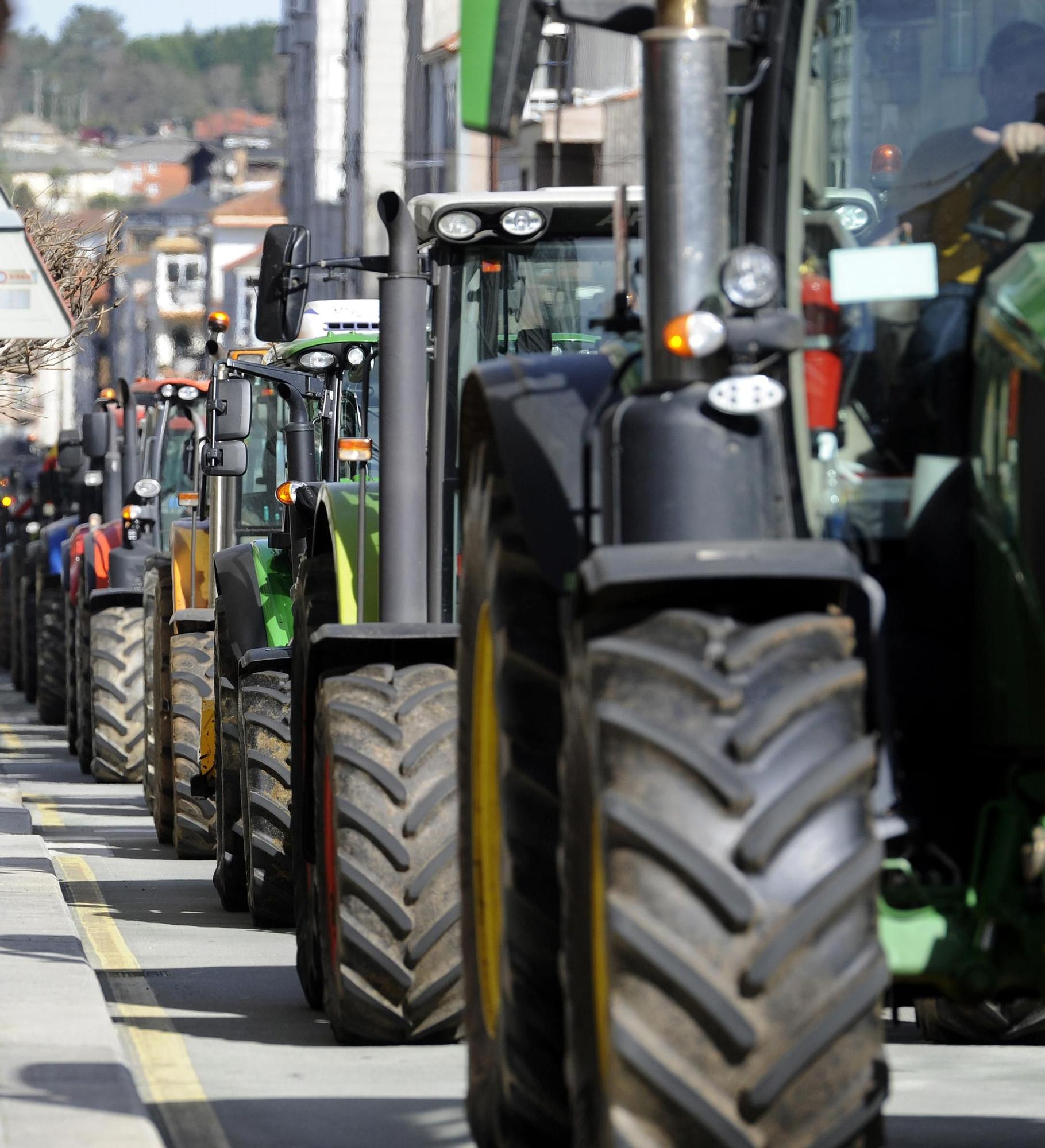 Protestas de los agricultores en Galicia