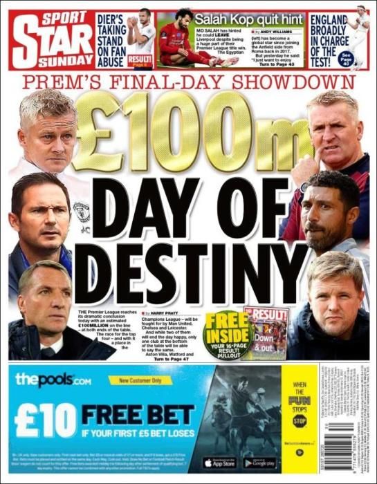 Portada STAR SPORT domingo 26 julio 2020