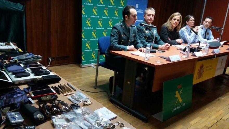 Desarticulada una importante organización criminal especializada en el robo con fuerza en viviendas