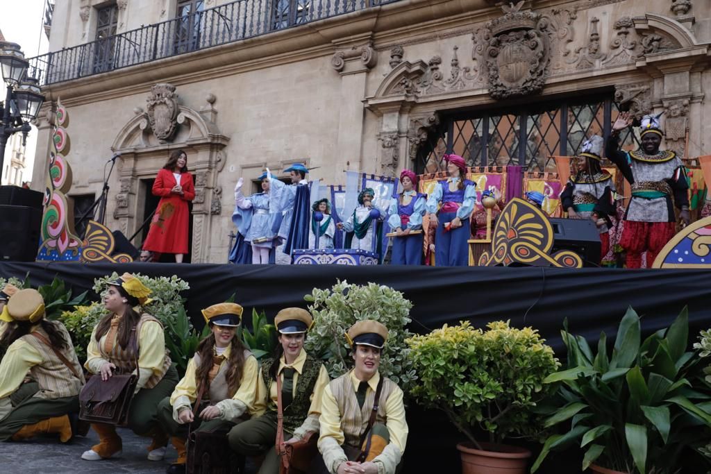 Los pajes de los Reyes Magos de Oriente ya están en Palma