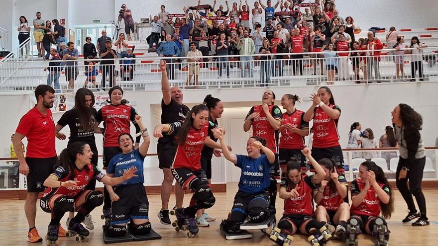 Un trofeo y muchas despedidas en Mata Jove: fin de ciclo en el Telecable sobre hockey sobre patines
