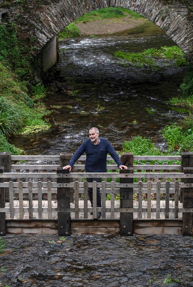 Carlos López-Cancelos molinero del Museo de los Molinos de Mazonovo Asturias