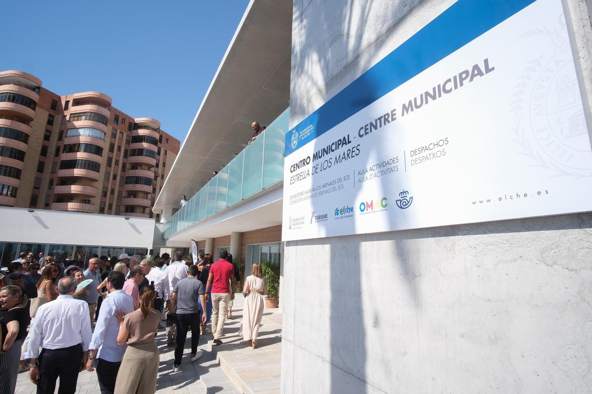 Así ha sido la inaguración del nuevo centro municipal de Arenales del Sol