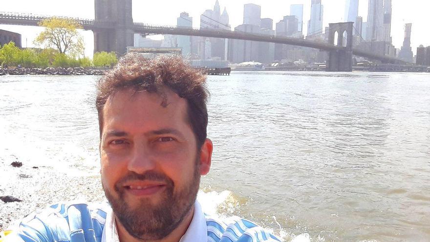 Jorge Paz, durante un viaje a Nueva York.