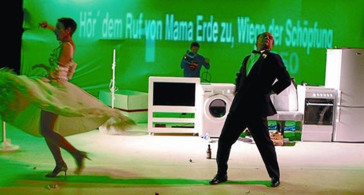 La part germànica 8 Una escena de ’Das gestell’, amb actors alemanys a les ordres de Josep Galindo.