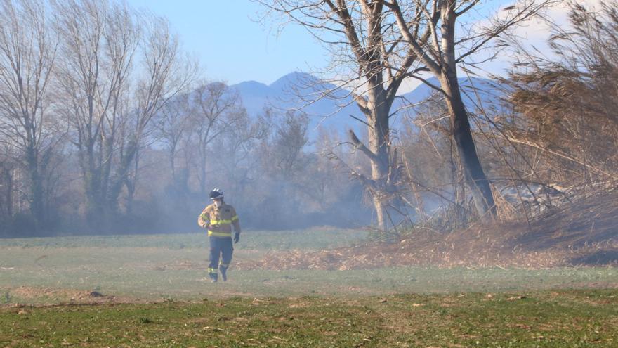 Incendi forestal a Peralada