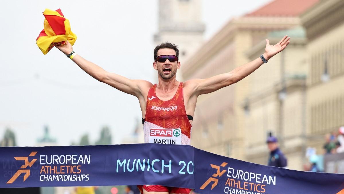 Álvaro Martín guanya l’or europeu en els 20 km marxa i Diego García Carrera, el bronze