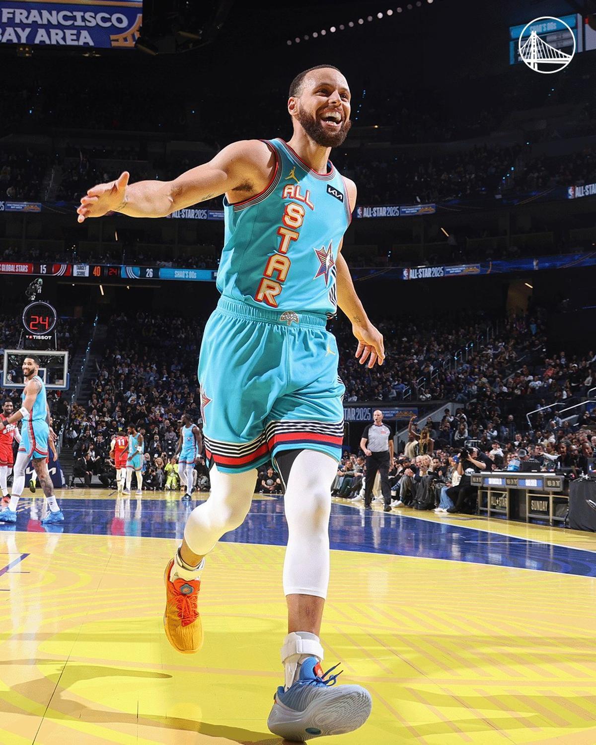 Curry, MVP del All-Star 2025 de la NBA