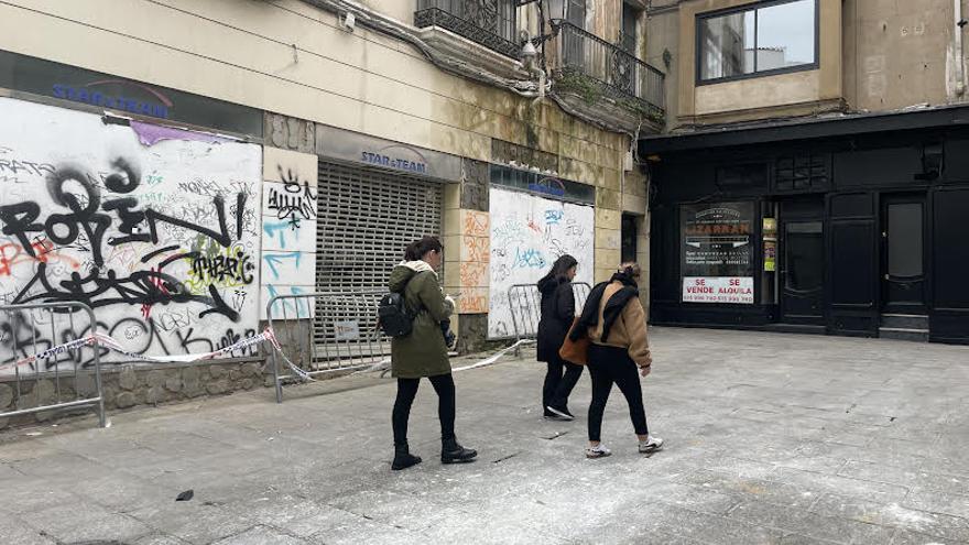 El edificio de Moret en Cáceres, con subasta judicializada y varias ofertas