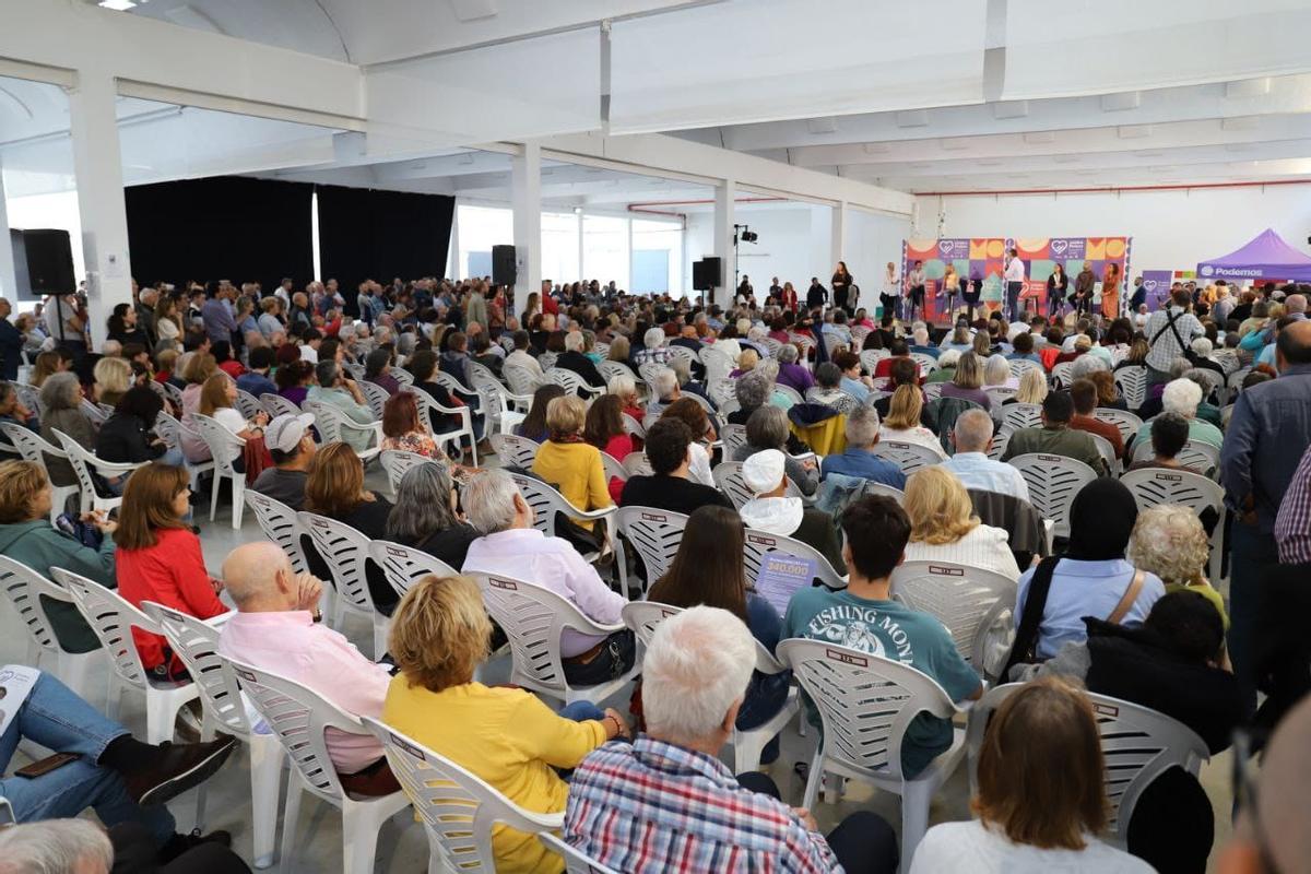 Una imagen del mitin en Alicante