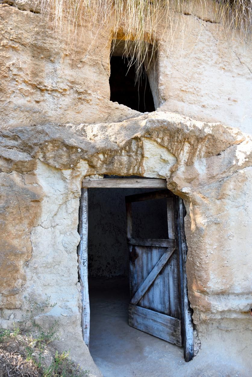 Muchas casas cueva ya se encuentran en estado de abandono.