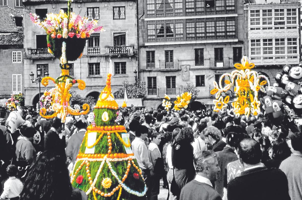 Festa dos Maios en Pontevedra.