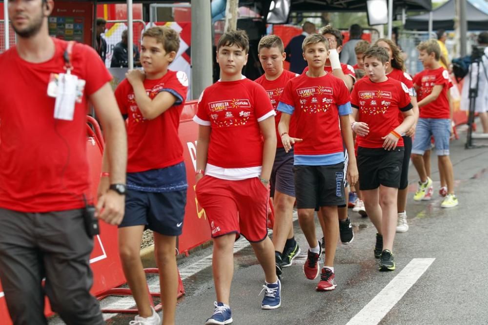 La Vuelta a España a su llegada a Alhama de Murcia