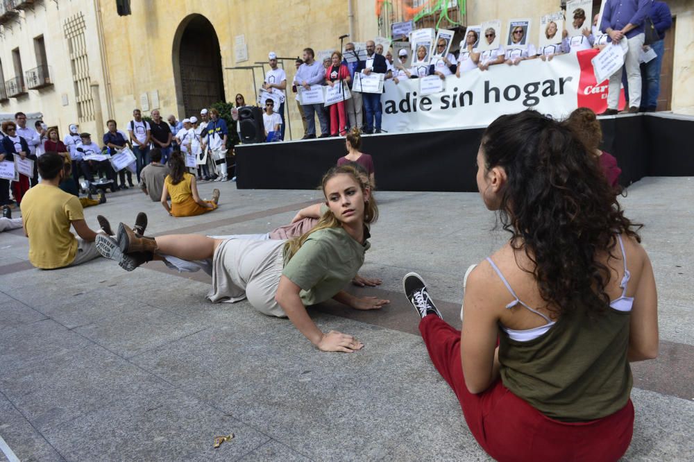 Manifiesto contra el sinhogarismo en Elche