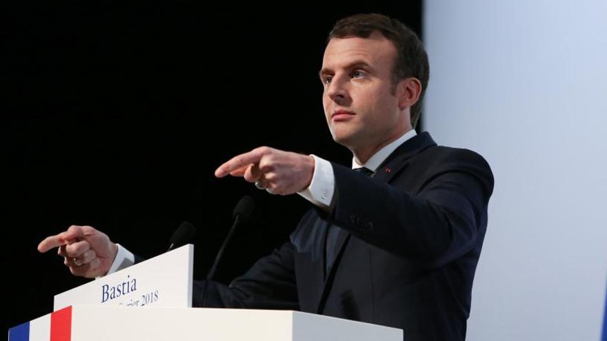 Emmanuel Macron cierra la puerta a las aspiraciones del nacionalismo corso