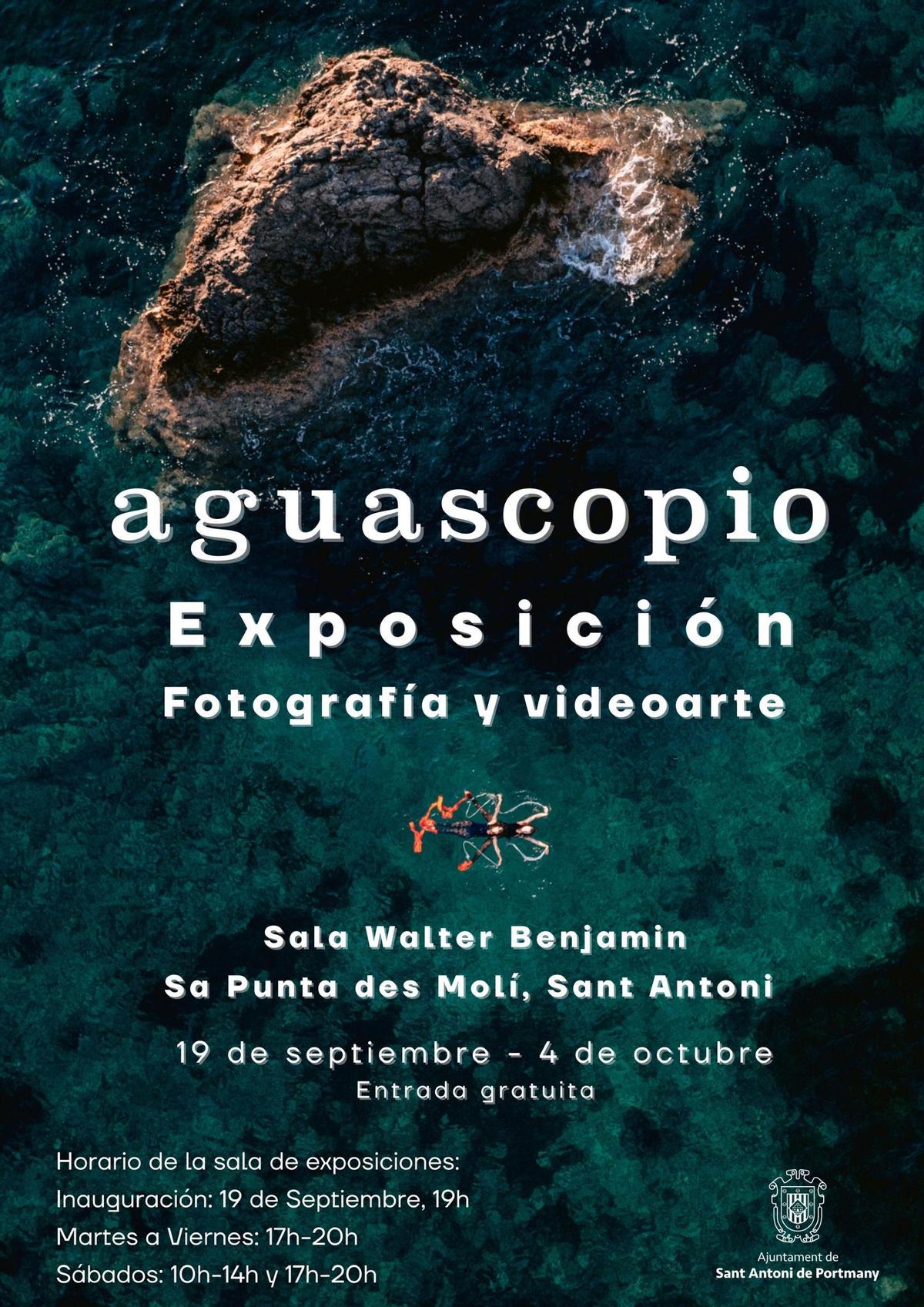 Cartel de la exposición Aguascopio
