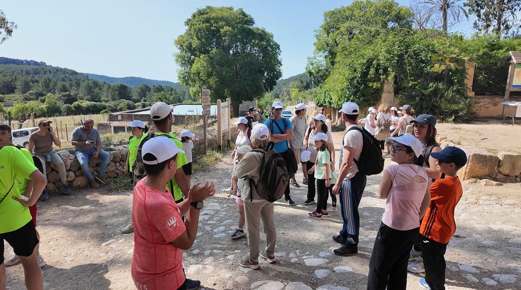Las imágenes del Pancaritat en familia en la finca de Galatzó